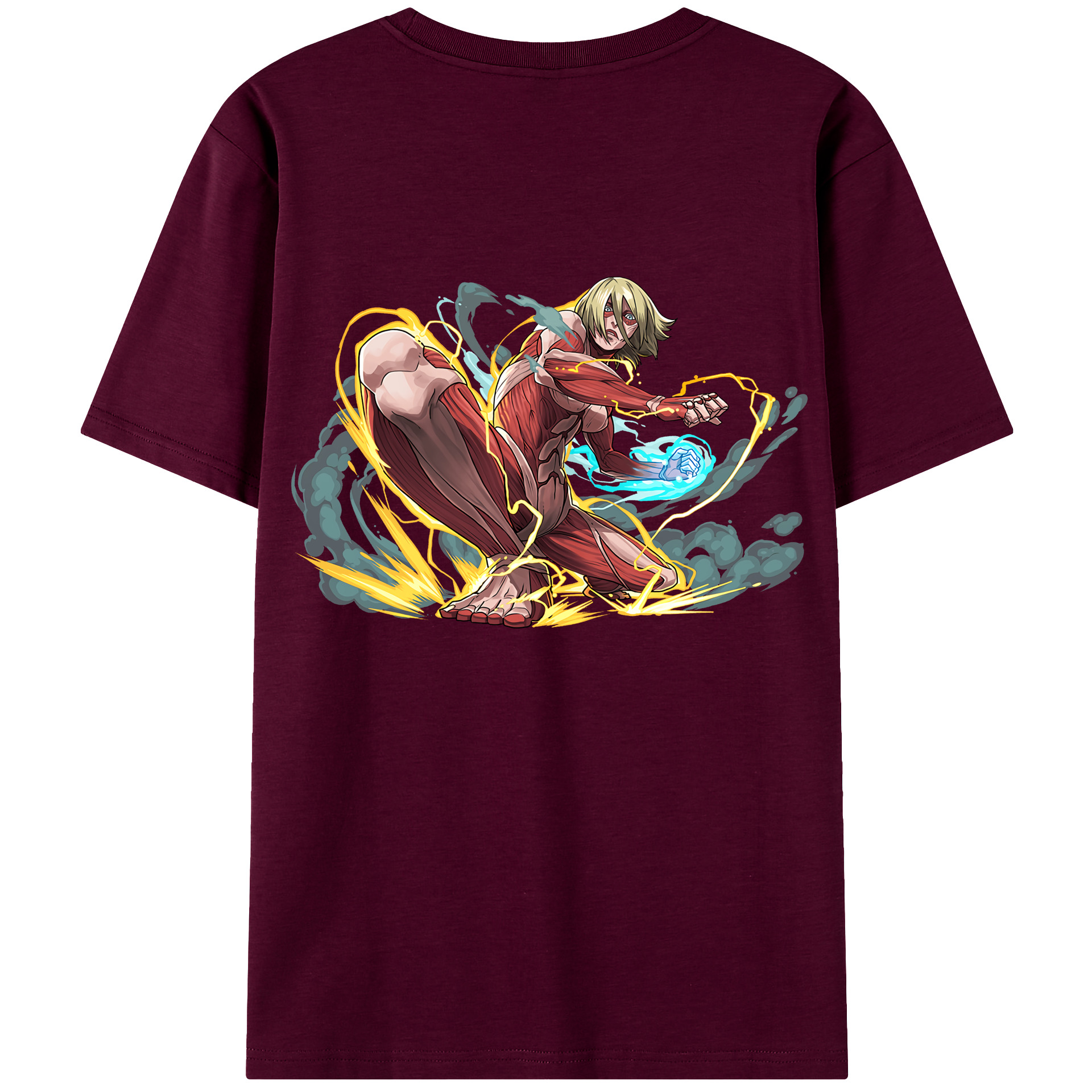 （画像用） 進撃の巨人 Attack on Titan レディース半袖Tシャツ(バックプリント)